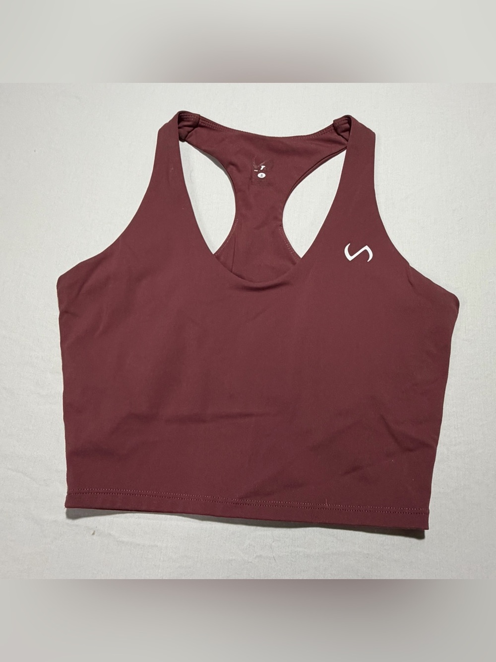 TLF Racerback Sports Bra in Maroon - S